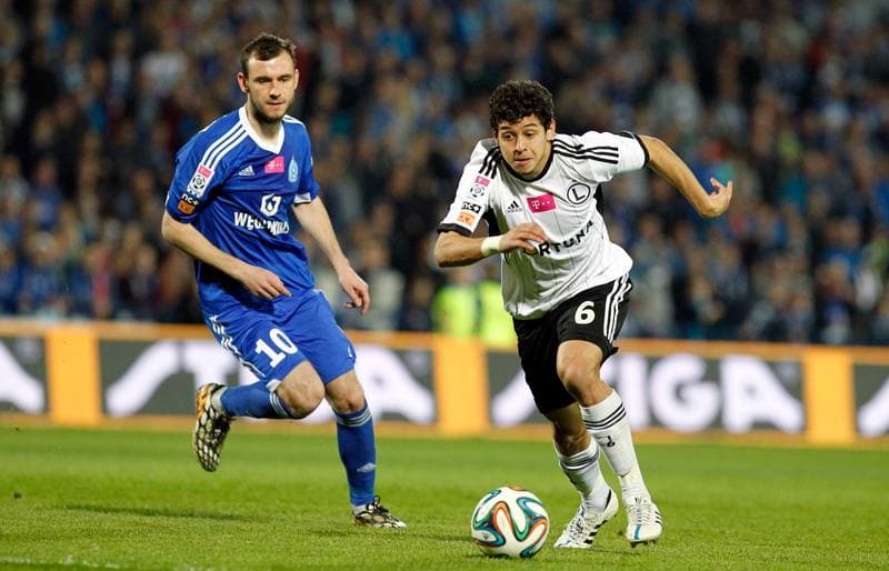 Football. T-Mobile Ekstraklasa. Ruch Chorzow - Legia Warsaw. 24.04.2015
