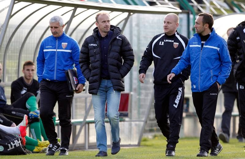Football. III Liga Opolsko Slaska. Grunwald Ruda Slaska - Polonia Bytom. 29.04.2015