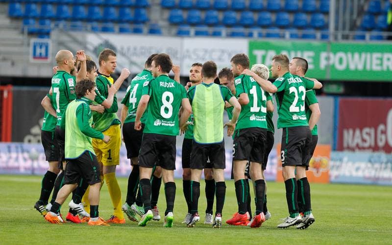 Football. T-Mobile Ekstraklasa. Piast Gliwice - Gornik Leczna. 07.11.2014