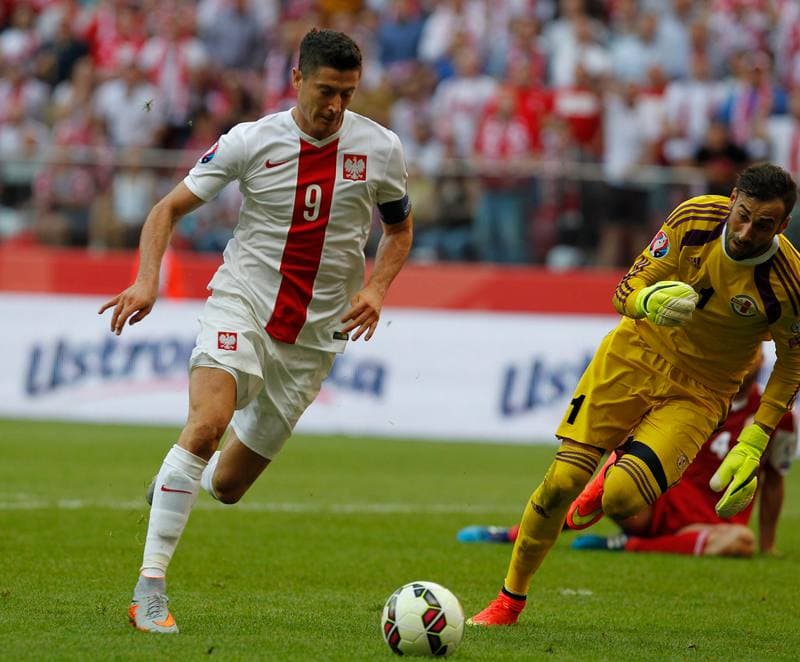 Football. UEFA Euro 2016 Qualifiers. Poland - Georgia. 13.06.2015