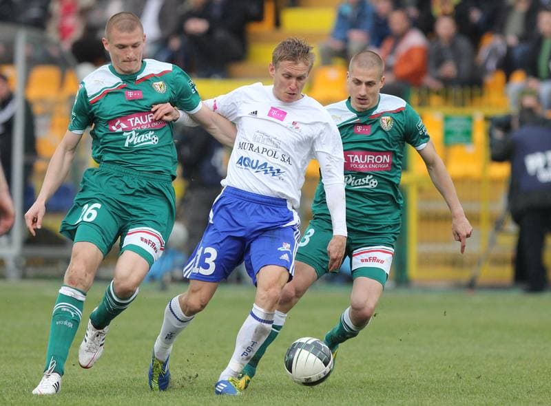 Football. T-Mobile Ekstraklasa. Podbeskidzie Bielsko-Biala - Slask Wroclaw. 14.04.2012