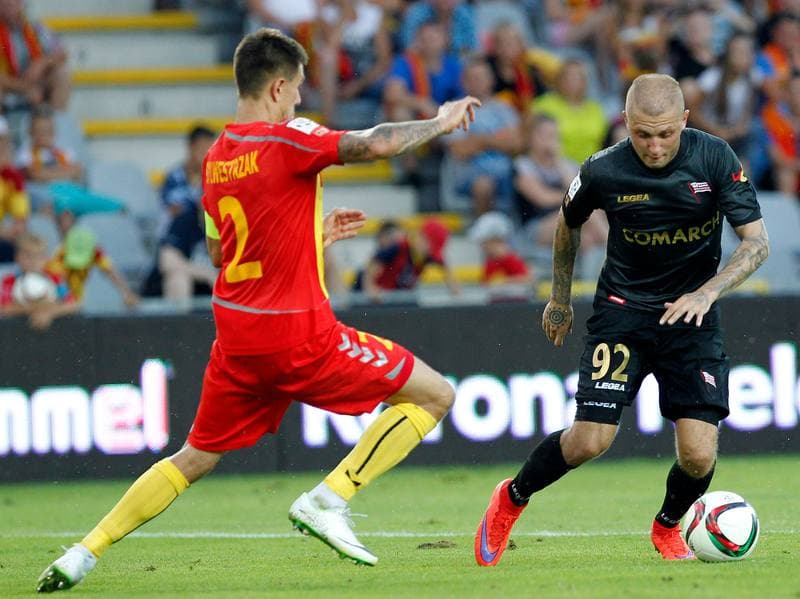 Football. PKO BP Ekstraklasa. Korona Kielce - Cracovia Krakow. 14.08.2015