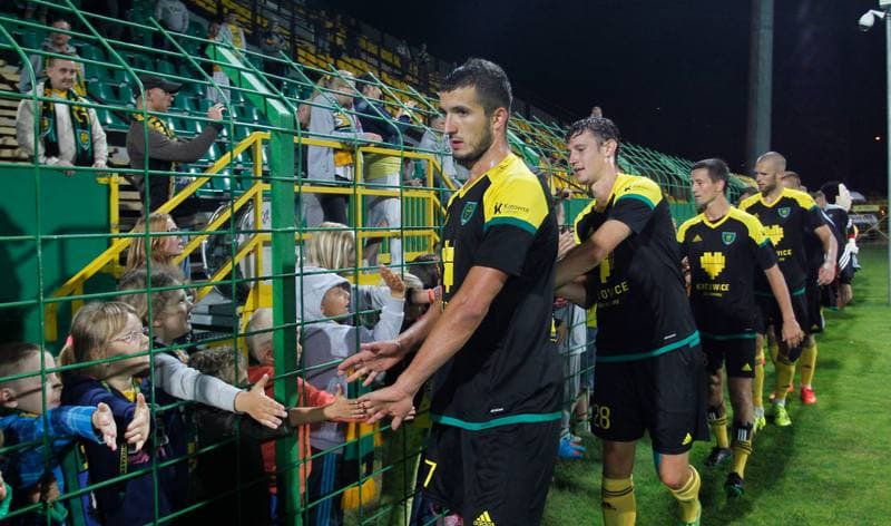 Football. Friendly Match. GKS Katowice - MKS Kluczbork. 31.01.2015
