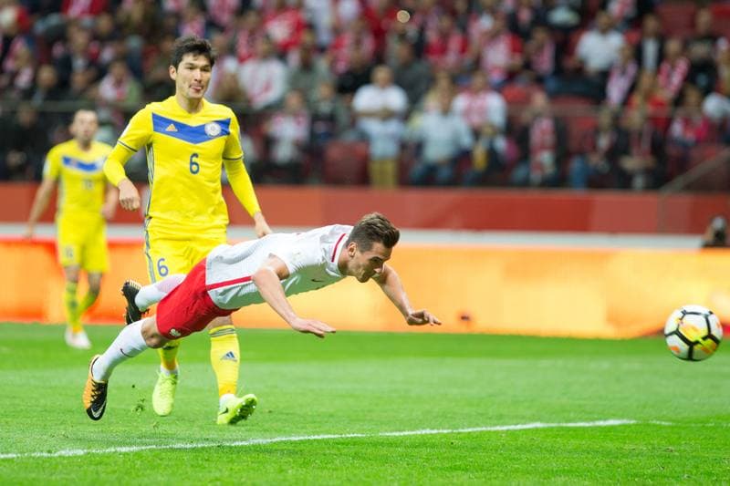 Football. FIFA World Cup Qualifiers. Poland - Kazakhstan. 04.09.2017