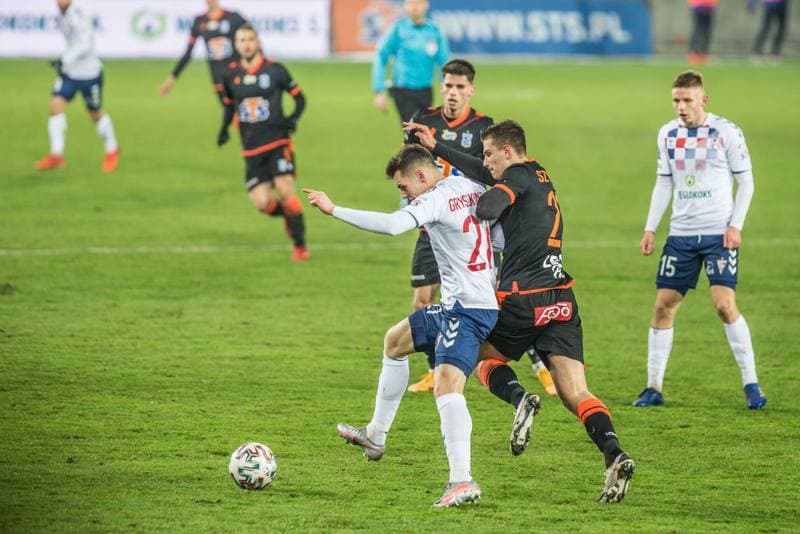 Football. PKO BP Ekstraklasa. Gornik Zabrze - Lech Poznan. 30.01.2021