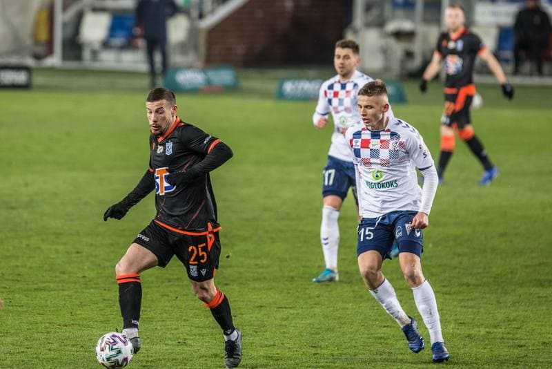 Football. PKO BP Ekstraklasa. Gornik Zabrze - Lech Poznan. 30.01.2021