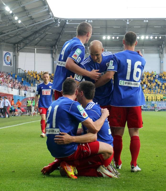 Football. I liga. Piast Gliwice - GKS Katowice. 20.05.2012