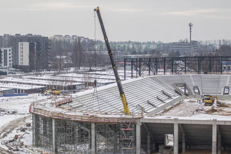 Football. Zaglebie Sosnowiec. Press Conference. 02.02.2021