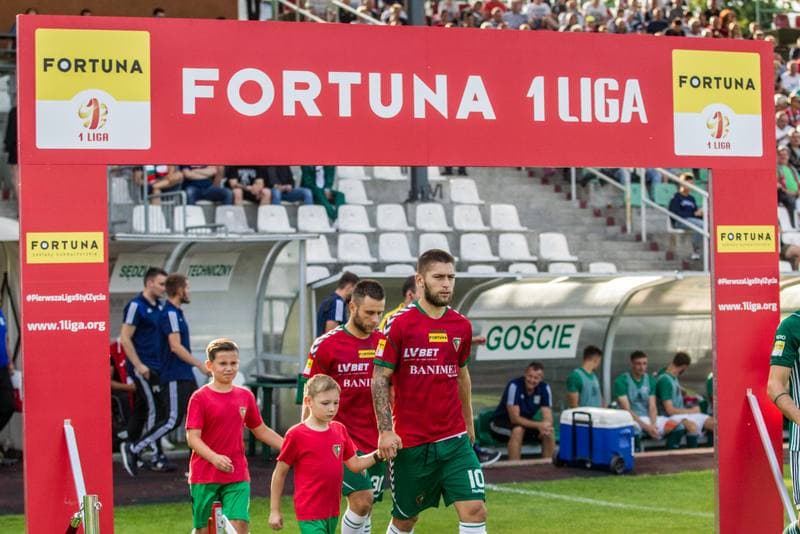 Football. Fortuna I Liga. Zaglebie Sosnowiec - Olimpia Grudziadz. 03.08.2019