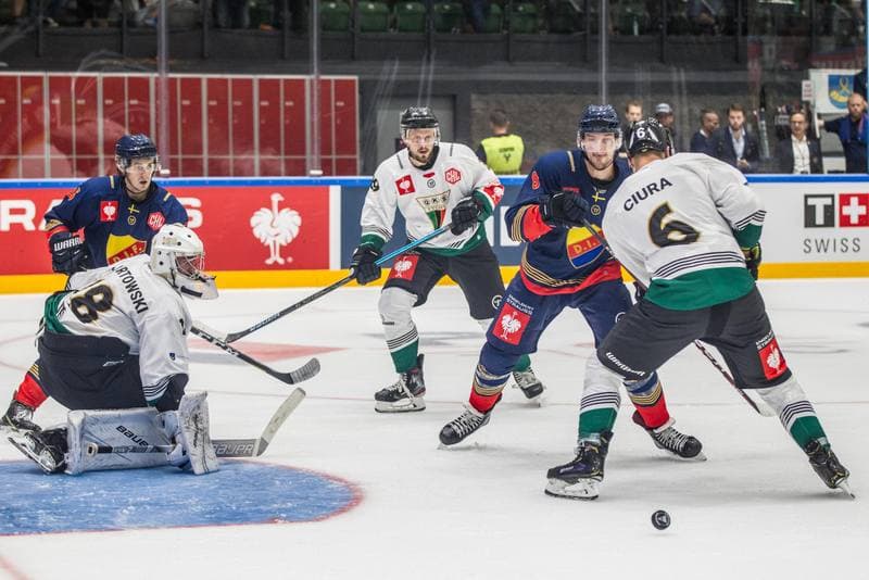 Ice Hockey. Champions Hockey League. GKS Tychy - Djurgarden Stockholm. 30.08.2019