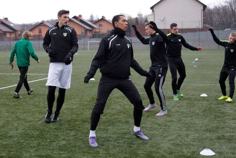 Football. Rozwoj Katowice. Training. 13.01.2016