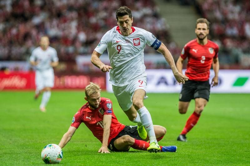 Football. Euro 2020 Qualifiers. Poland - Austria. 09.09.2019