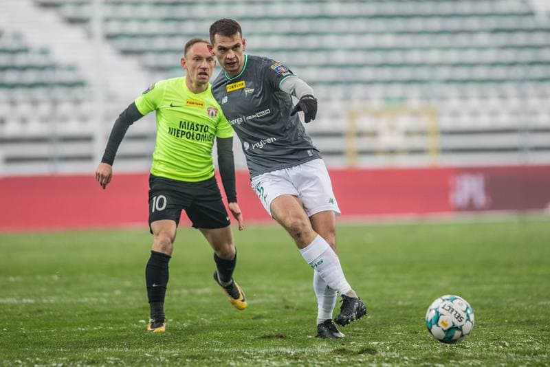 Football. Fortuna Puchar Polski. Puszcza Niepolomice - Lechia Gdansk. 07.02.2021