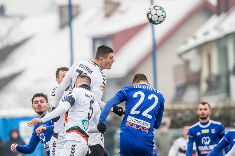 Football. Sparing. GKS Tychy - Bruk-Bet Termalica Nieciecza. 10.02.2021