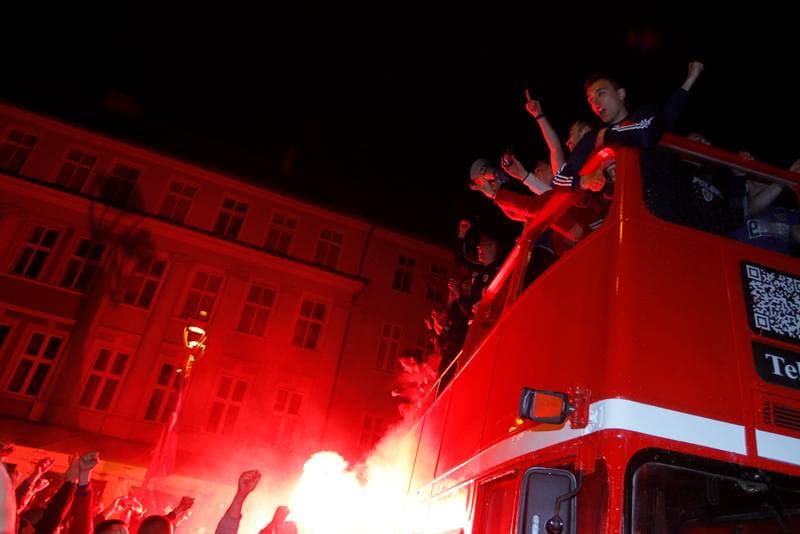 Football. Piast Gliwice. Feta. 15.05.2016
