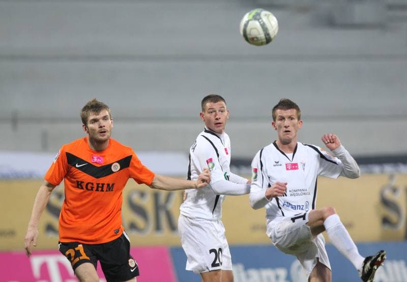 Football. T-Mobile Ekstraklasa. Gornik Zabrze - Zaglebie Lubin. 11.11.2012
