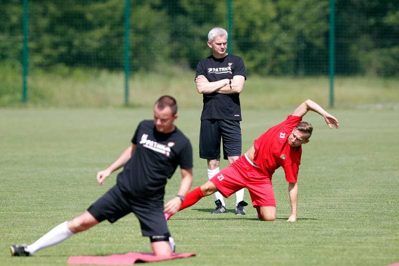 Football. Zaglebie Sosnowiec. Training. 22.06.2016
