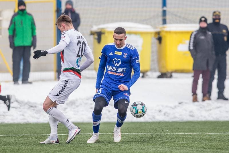 Football. Sparing. GKS Tychy - Bruk-Bet Termalica Nieciecza. 10.02.2021