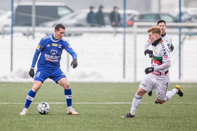 Football. Sparing. GKS Tychy - Bruk-Bet Termalica Nieciecza. 10.02.2021