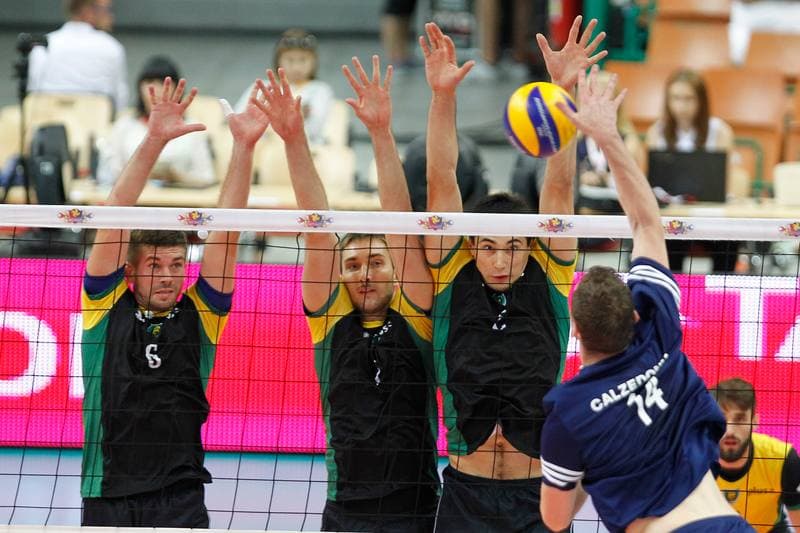 Volleyball. Sparing. GKS Katowice - Calzedonia Verona. 11.09.2016