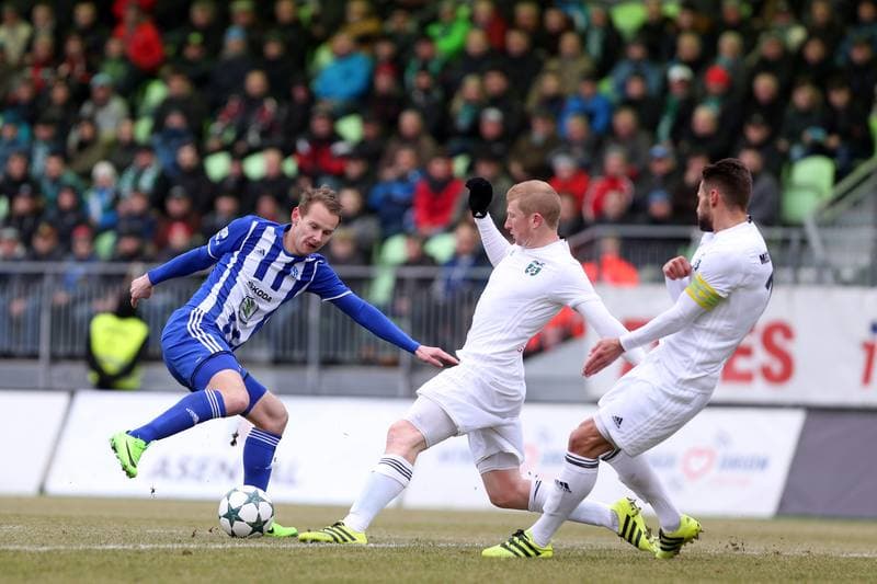 Football. ePojisteni.cz 1 Liga. MFK Karvina - FK Mlada Boleslav. 19.02.2017