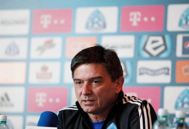 Football. Ruch Chorzow. Press Conference. 12.02.2015