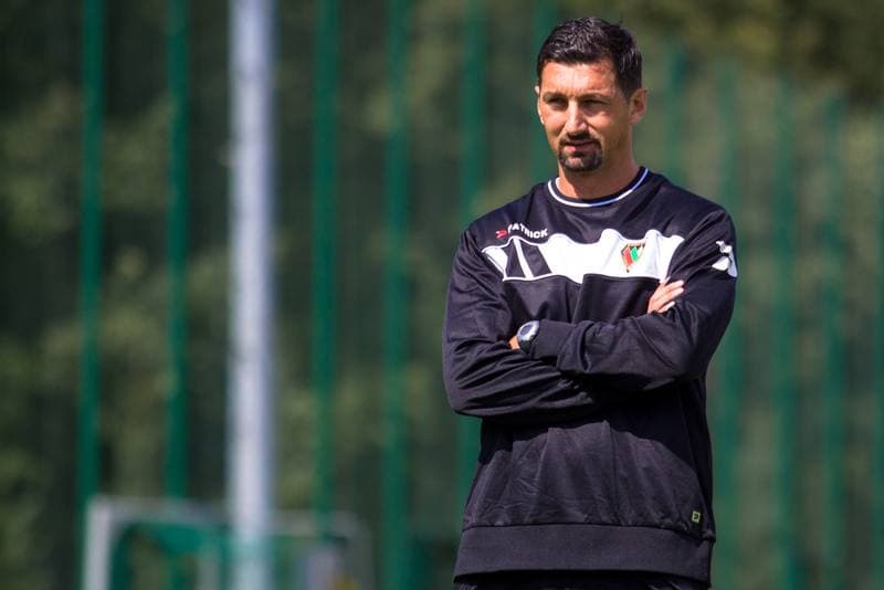Football. Zaglebie Sosnowiec. Training. 21.08.2017