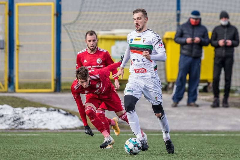 Football. Sparing. GKS Tychy - Fotbal Trinec. 23.01.2021