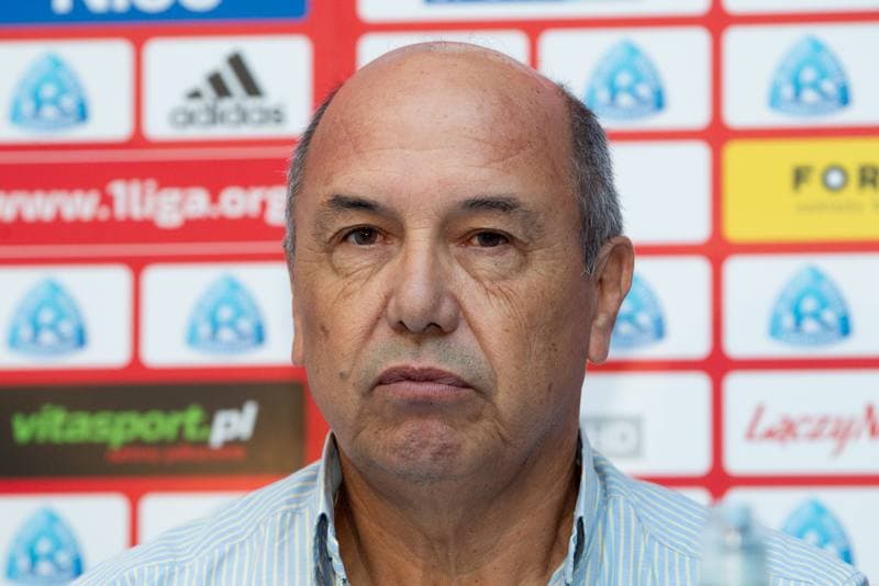 Football. Ruch Chorzow. Press Conference. 11.09.2017