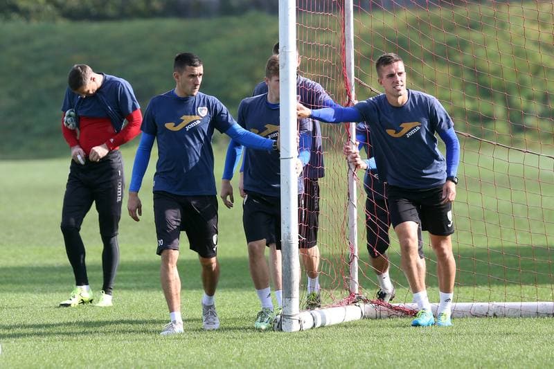 Football. Piast Gliwice. Training. 18.10.2017
