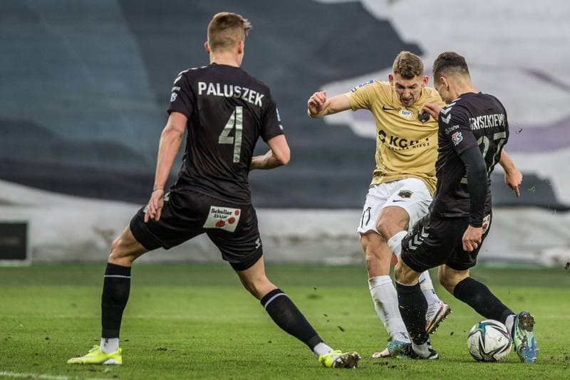 Football. PKO BP Ekstraklasa. Gornik Zabrze - Zaglebie Lubin. 14.03.2021