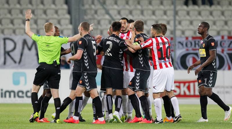 Football. PKO BP Ekstraklasa. Cracovia Krakow - Korona Kielce. 14.12.2015