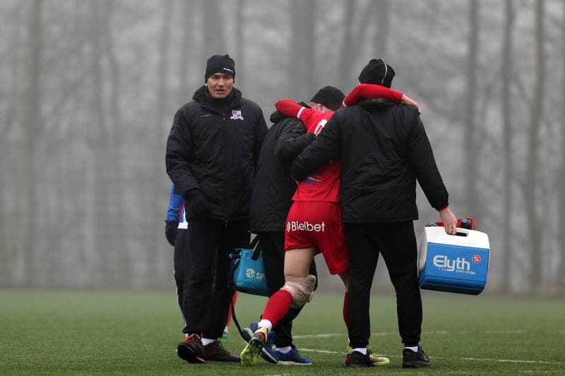 Football. Sparing. Ruch Chorzow - Podbeskidzie Bielsko-Biala. 27.01.2018