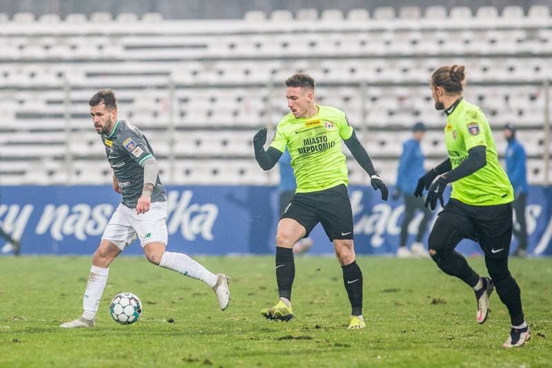 Football. Fortuna Puchar Polski. Puszcza Niepolomice - Lechia Gdansk. 07.02.2021