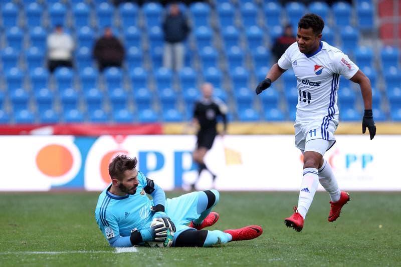 Football. HET Liga. Banik Ostrava - Dukla Praha. 17.03.2018