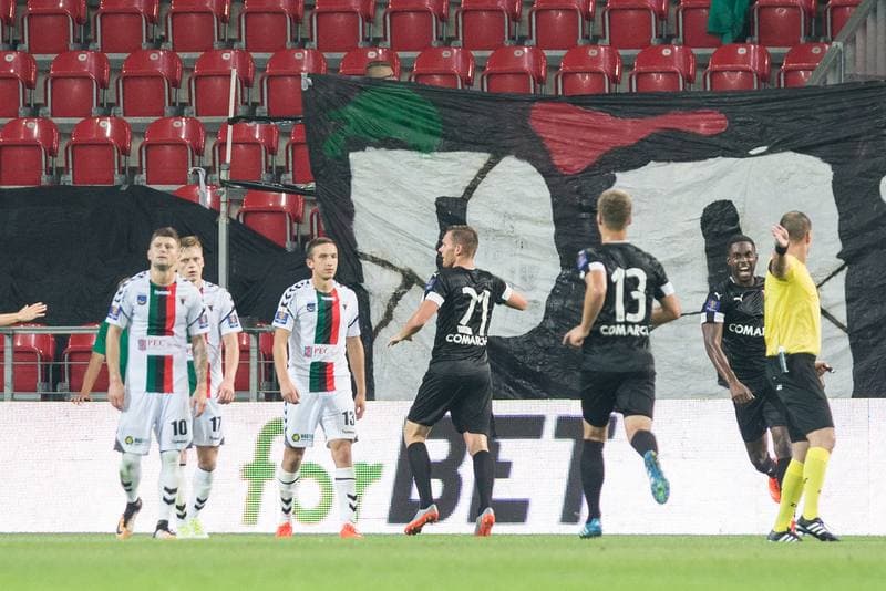 Football. Polish Cup. GKS Tychy - Cracovia Krakow. 09.08.2017
