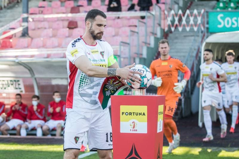 Football. Fortuna I Liga. Zaglebie Sosnowiec - Arka Gdynia. 28.04.2021