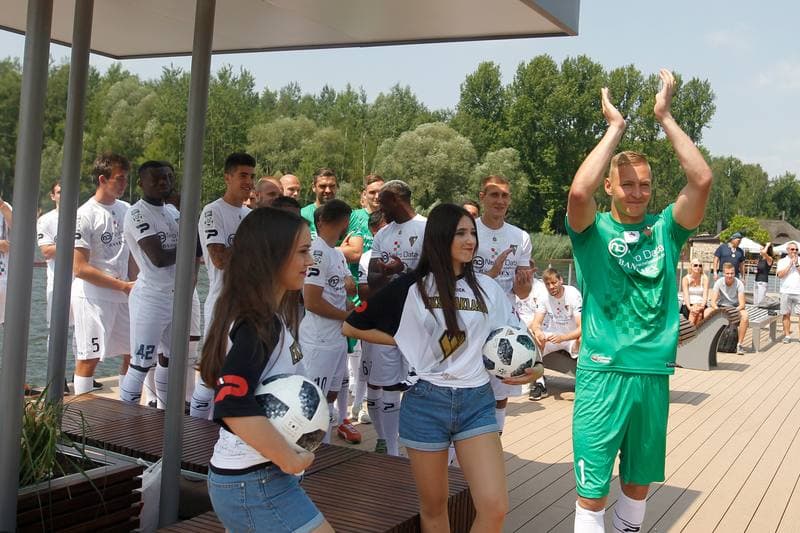 Football. Zaglebie Sosnowiec. Team Presentation. 21.07.2018