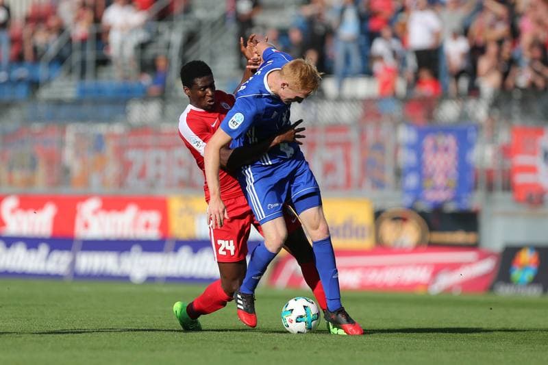 Football. Het Liga. Sigma Olomouc - Zbrojovka Brno. 20.08.2017