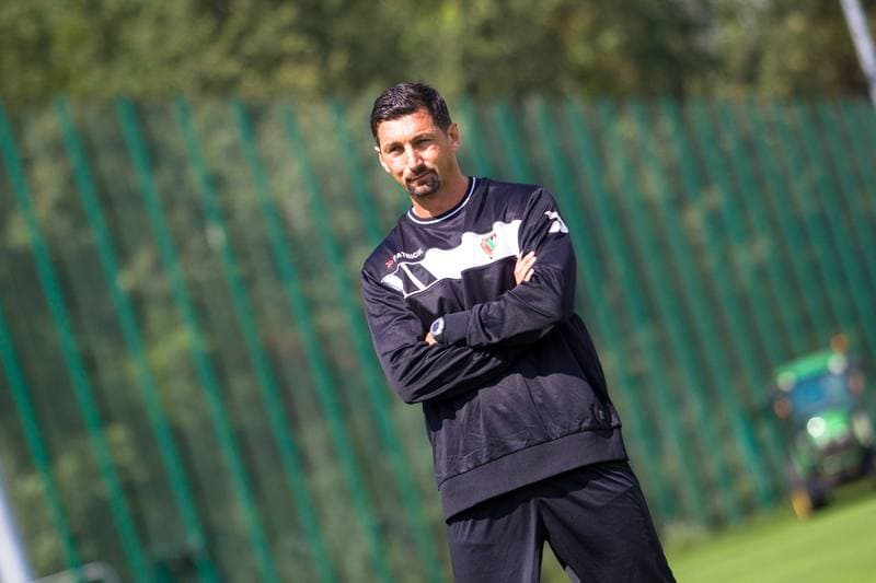 Football. Zaglebie Sosnowiec. Training. 21.08.2017