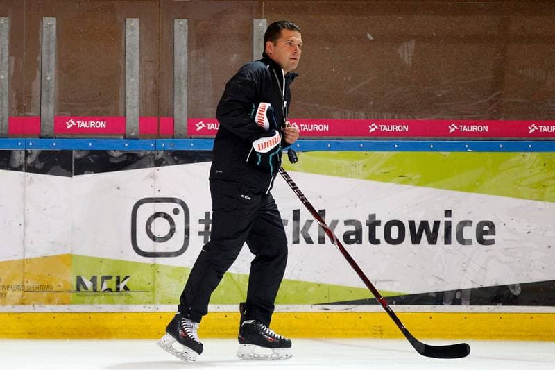 Ice Hockey. Poland national team. Training. 21.08.2018