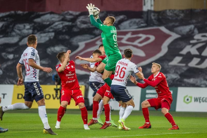 Football. PKO BP Ekstraklasa. Gornik Zabrze - Wisla Krakow. 16.10.2021