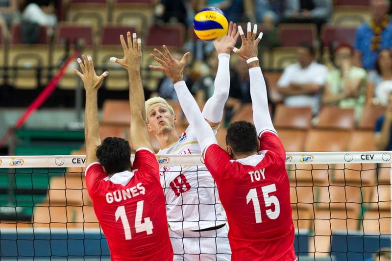 Volleyball. CEV EuroVolley 2017. Turkey - France. 28.08.2017