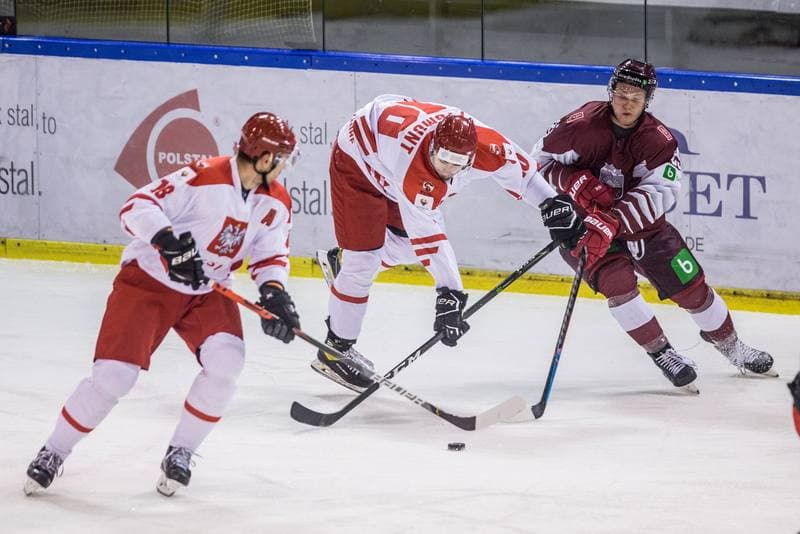 Ice Hockey. Three Seas Tournament. Poland - Latvia. 21.04.2021