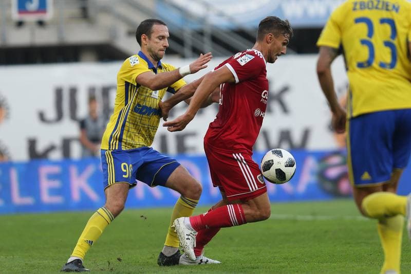 Football. Lotto Ekstraklasa. Piast Gliwice - Arka Gdynia. 15.09.2018