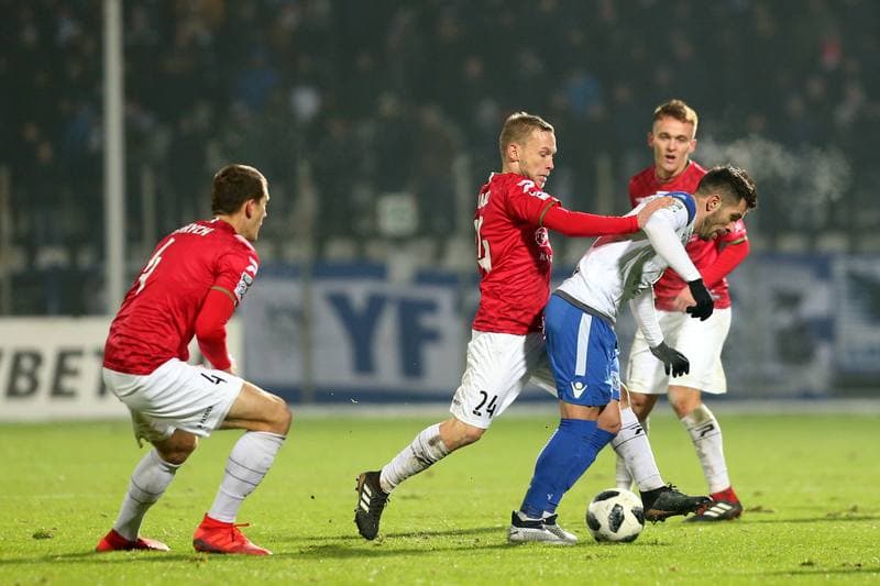 Football. Lotto Ekstraklasa. Zaglebie Sosnowiec - Lech Poznan. 16.12.2018