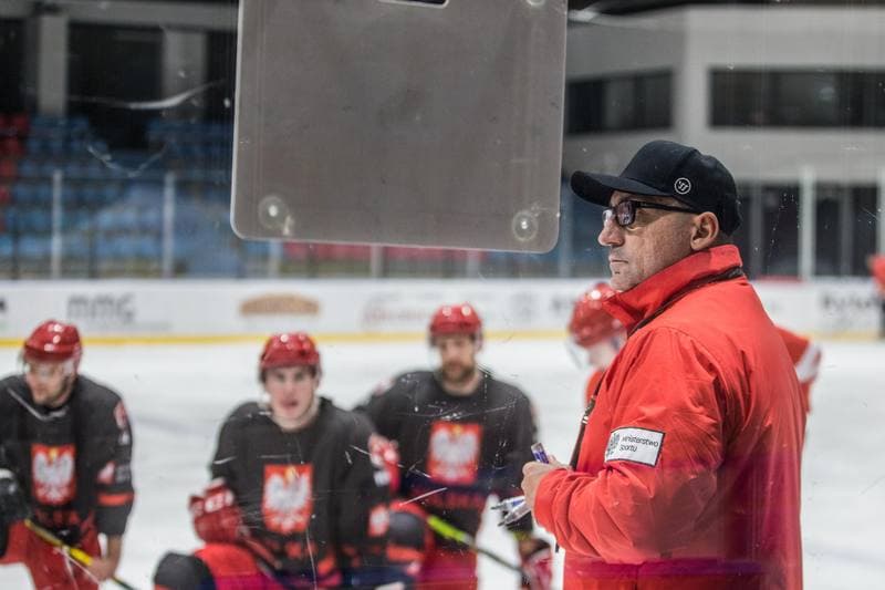 Ice Hockey. Poland national team. Training. 13.12.2021