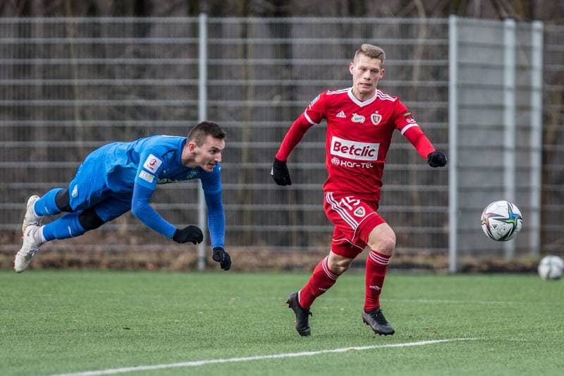 Football. Sparing. Piast Gliwice - LKS Goczalkowice Zdroj. 15.01.2022