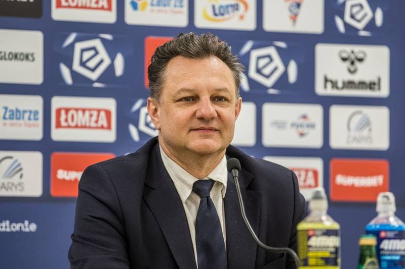 Football. Gornik Zabrze. Press Conference. 03.02.2022
