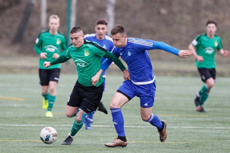 Football. Centralna Liga Juniorow. Ruch Chorzow - GKS Belchatow. 10.03.2019